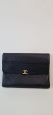 Pochette Chanel  Cc  Logo  Clutch  nera