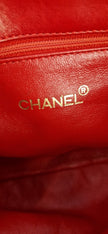 Chanel red shoulder bag