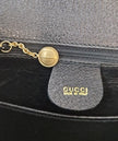 Gucci „Bamboo 1947“ kleine schwarze Lederhandtasche