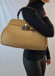 Borsa a mano Gucci Bamboo  Lady Look  oro