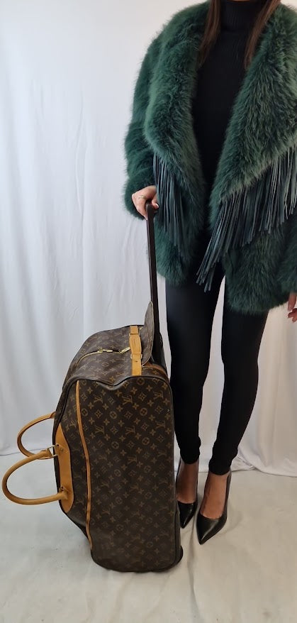 Borsone da viaggio Louis Vuitton Eole 60  trolley monogram marrone