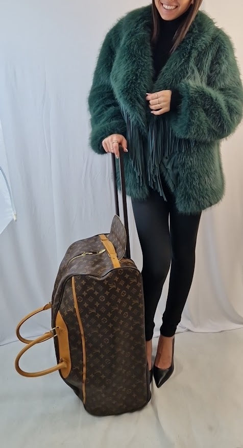 Borsone da viaggio Louis Vuitton Eole 60  trolley monogram marrone