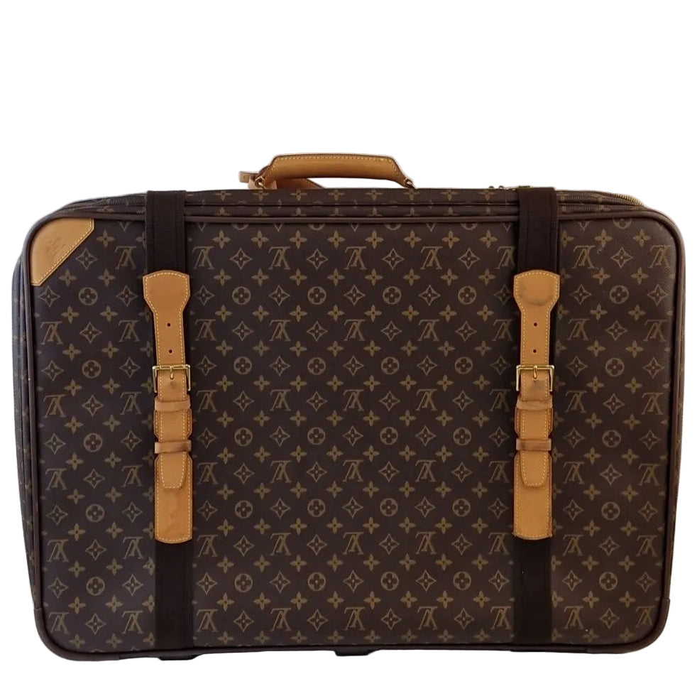 Louis Vuitton valigia Sirius 65 vintage usata fronte