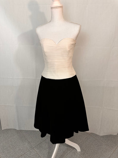 Abito bustier - seta Vintage