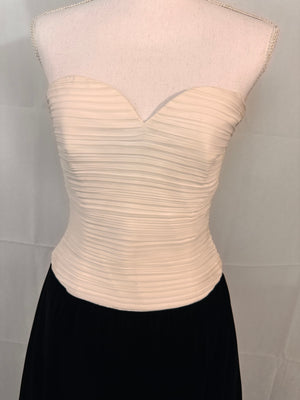 Abito bustier - seta Vintage