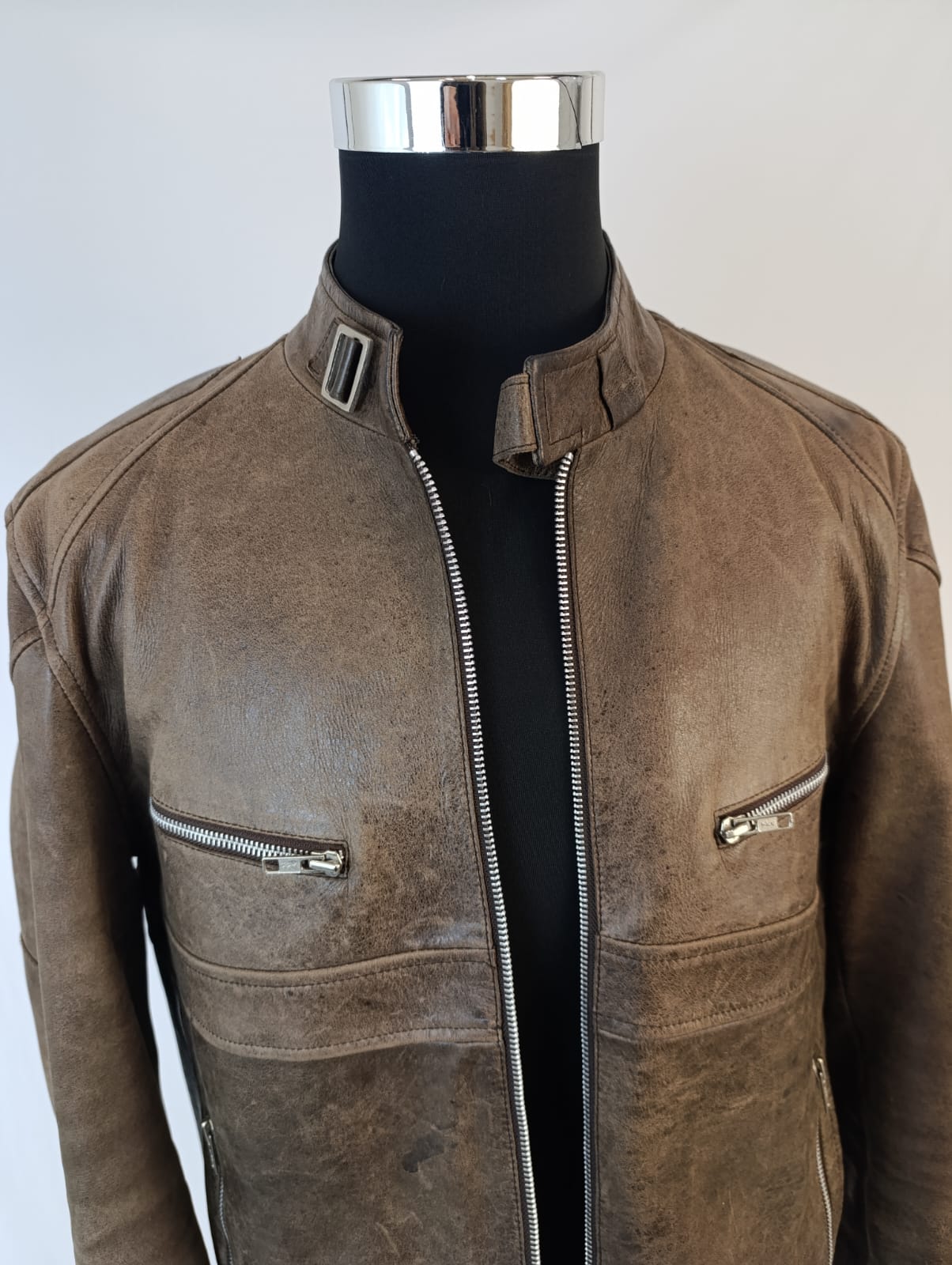 Schott giubbotto vintage usato fronte