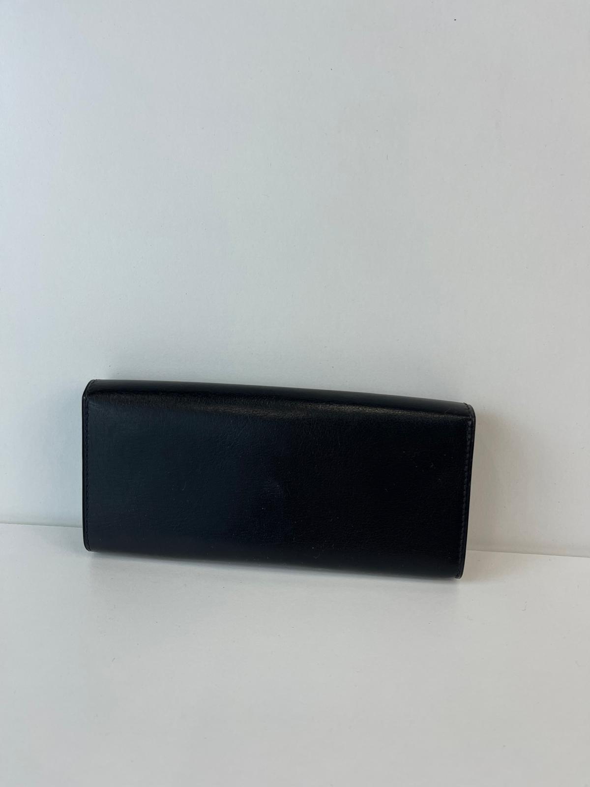 Hermès black glasses case