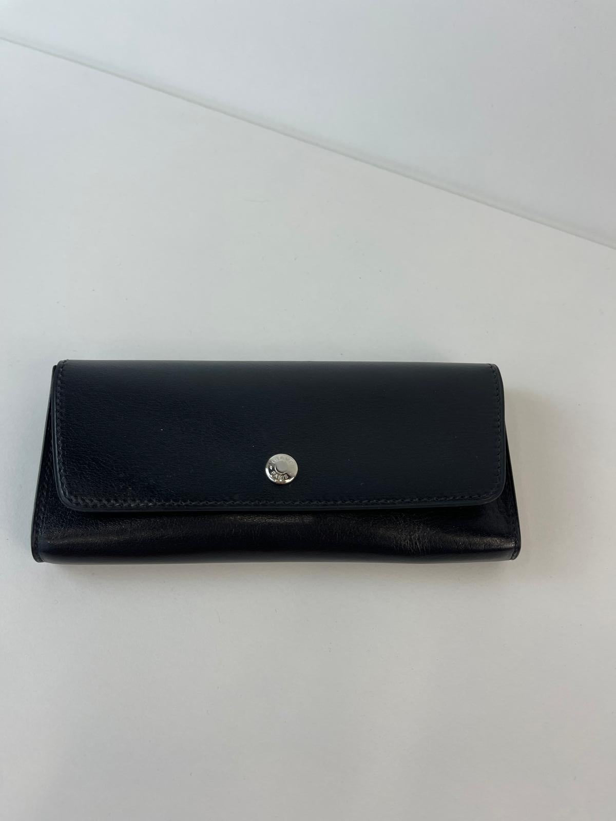Hermès black glasses case